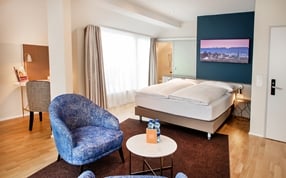 Business Doppel Twin Hotelzimmer im Stadthotel Rex Zürich