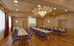 Ein Seminarraum im Seminarhotel Sonnental Zürich-Dübendorf