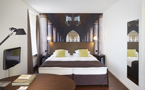 Ein Superior-Doppel-Twin-Bett Zimmer im Sorell Hotel Rütli Zürich