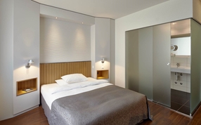 Superior Single-Bett Zimmer im Sorell Hotel Rütli Zürich