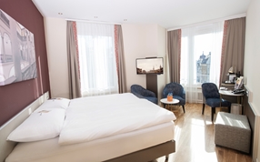 Standard single rooms in Sorell Hotel Rex Zurich