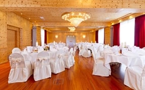 Banquet et une salle de conférence à Sorell Hotel Sonnental Zurich-Dübendorf