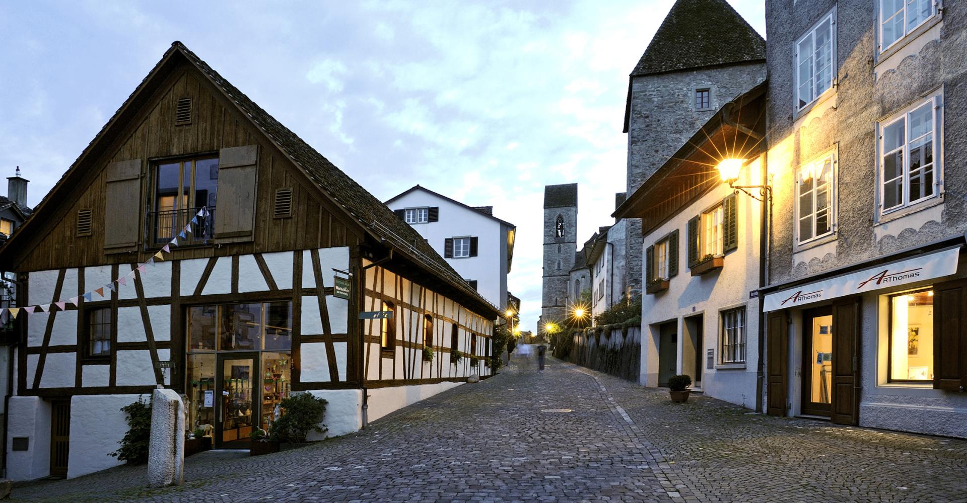 Eingang in Richtung Schloss Rapperswil