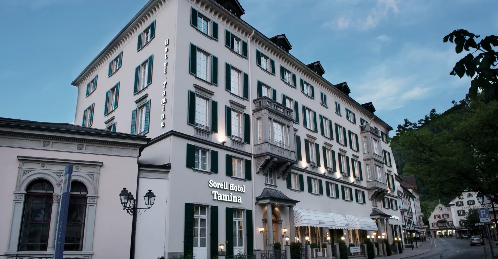 Exterior view of the Tamina