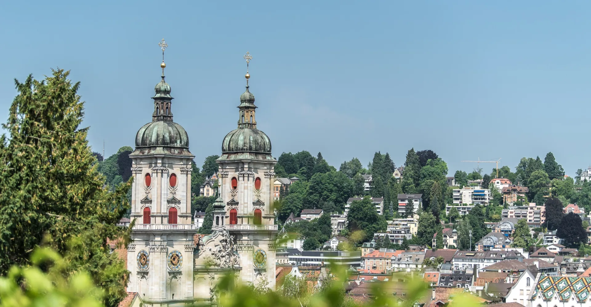 View of tower in St. Gallen