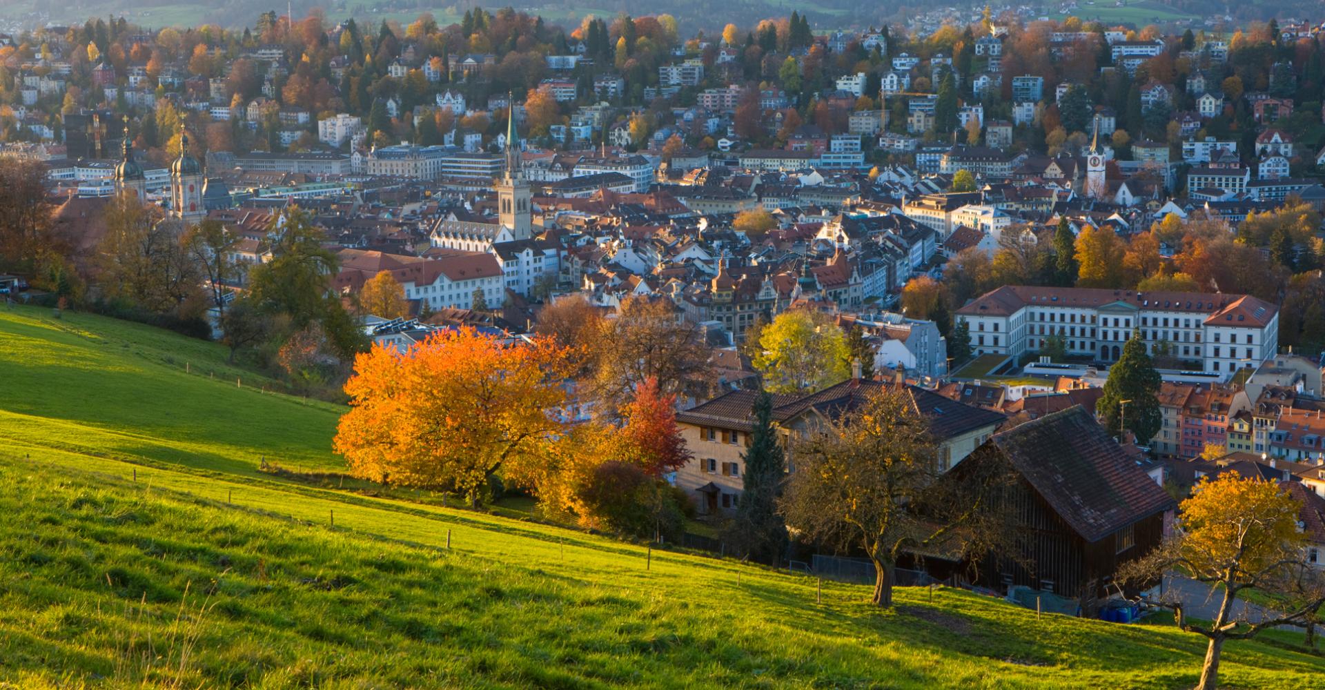 Aussicht über die Stadt St.Gallen