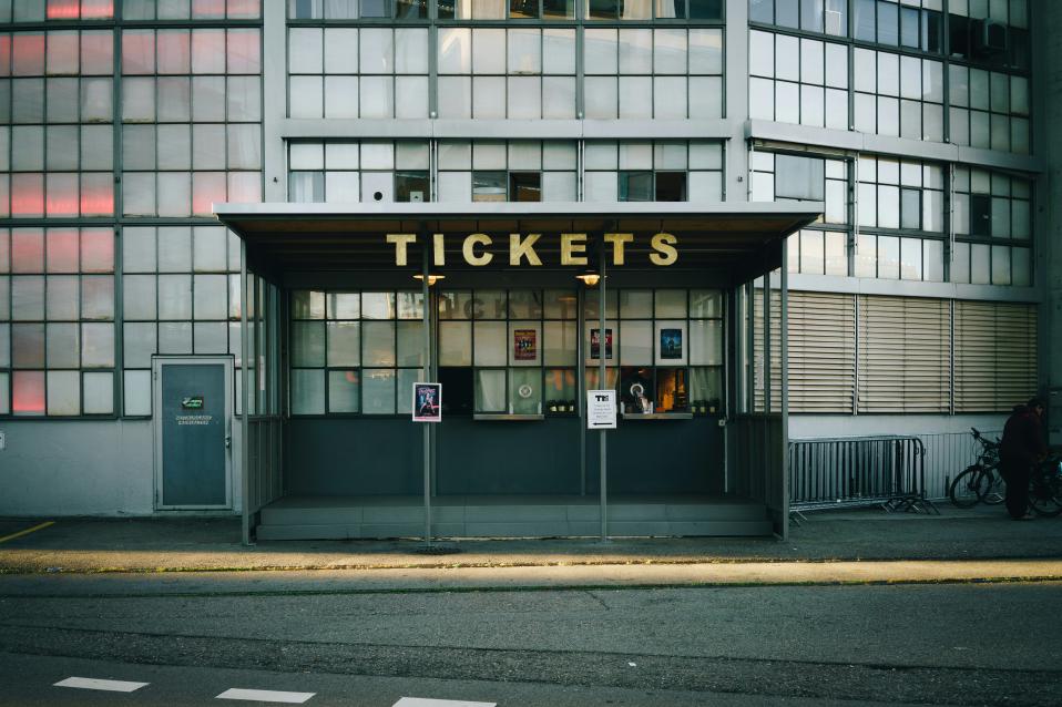 Ticketschalter der Maag Halle in Zürich West