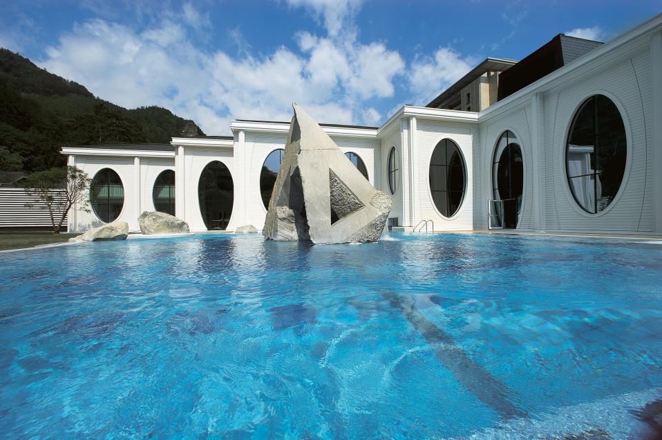 Aussenbad der Tamina Therma in Bad Ragaz