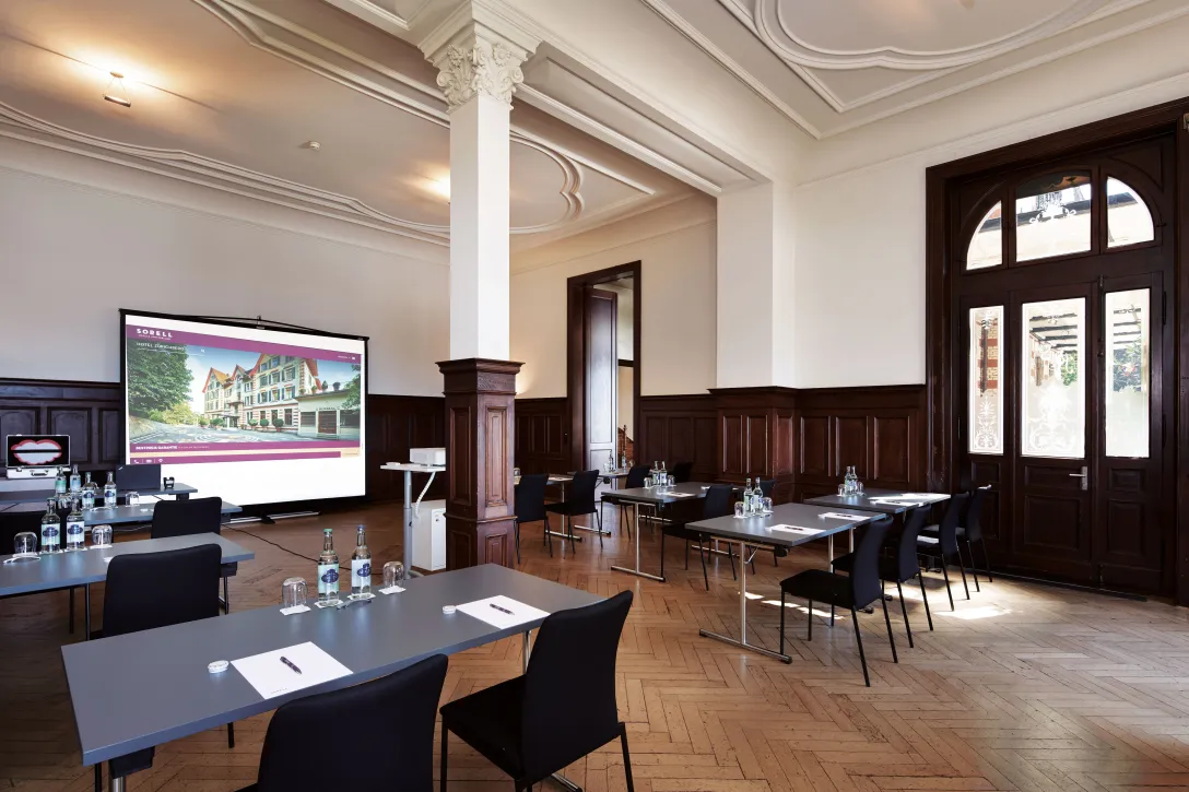 Kursaal 2 at the Hotel Zürichberg, equipped for meetings
