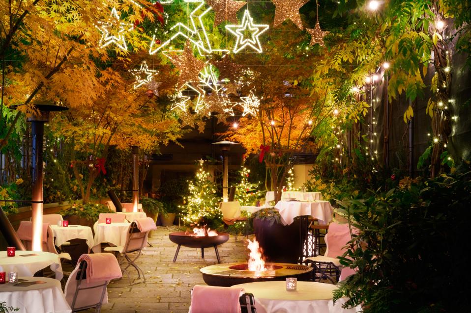 Sorell Hotel Seidenhof Weihnachtsgarten im Restaurant Enja