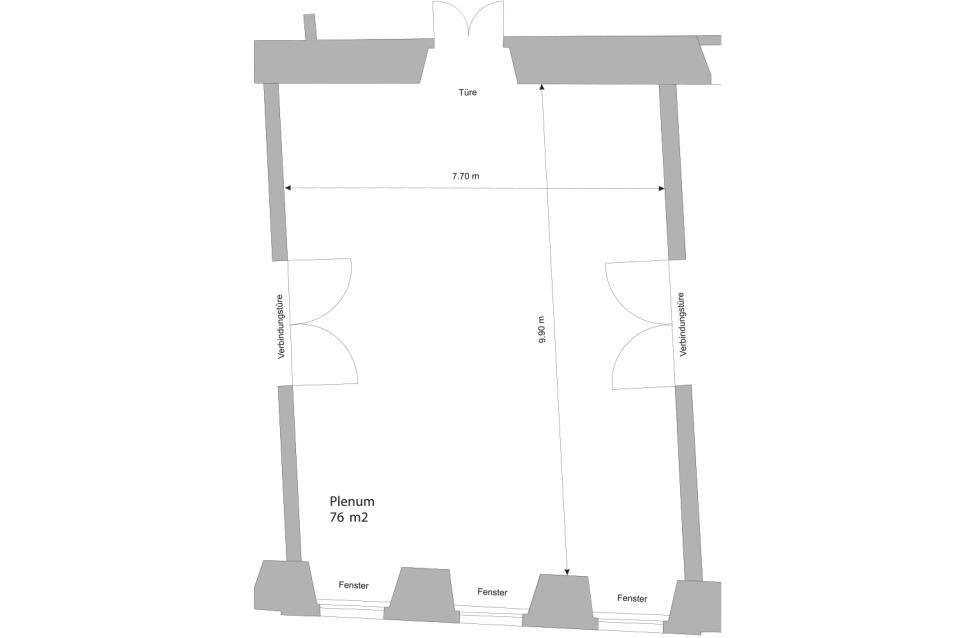 Grundriss Plenum