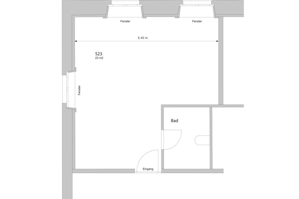 Grundriss Seminarraum 112