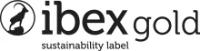 Logo ibex fairstay sustainability label gold