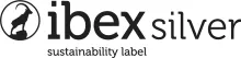 Logo ibex fairstay sustainability label silver