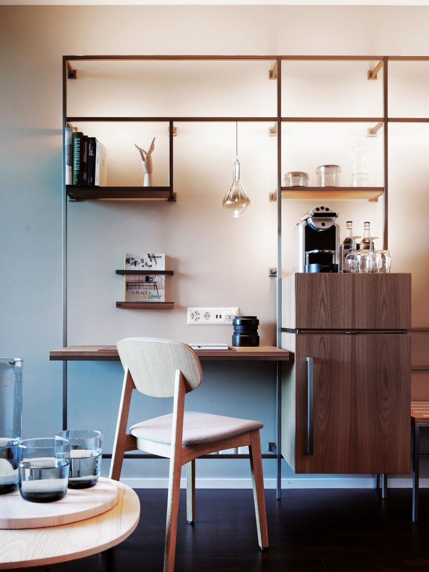 Schreibtisch im Standard Zimmer im Hotel Zürichberg