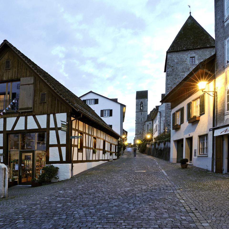 Eingang in Richtung Schloss Rapperswil