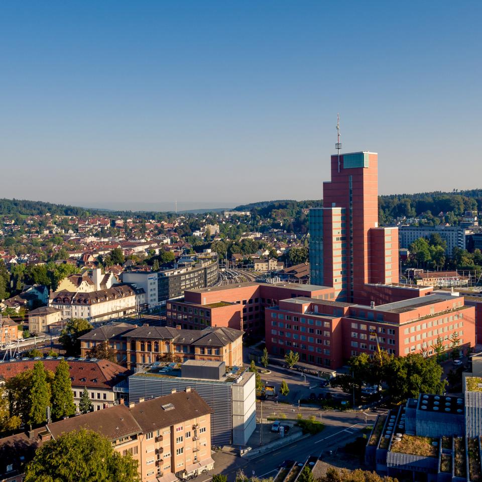 Blick über die Stadt Winterthur