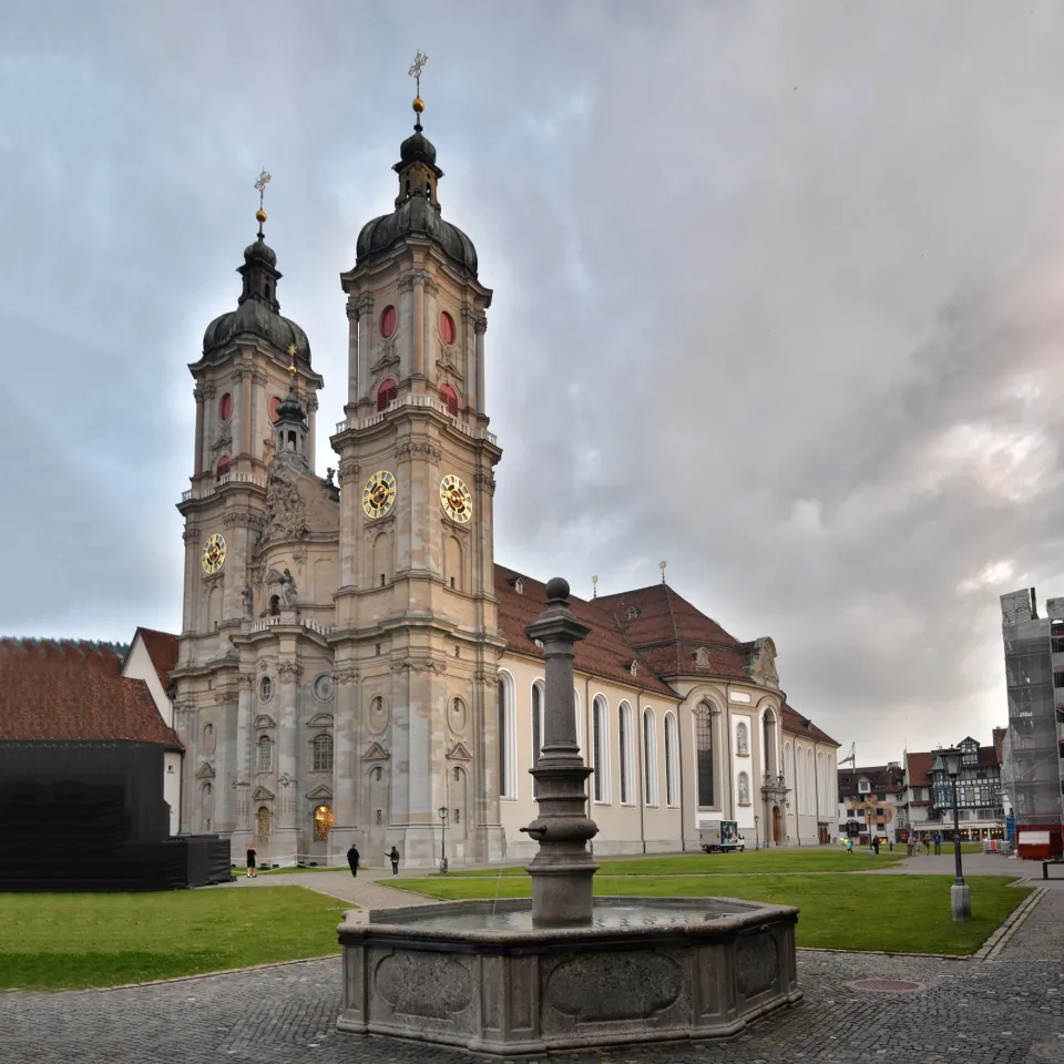 Monastery in the city of St. Gallen