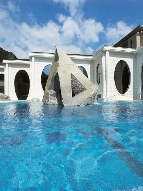 Aussenbad der Tamina Therma in Bad Ragaz