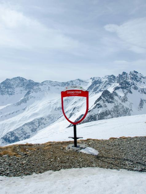 Aktivität auf der Spitze vom Berg Pizol